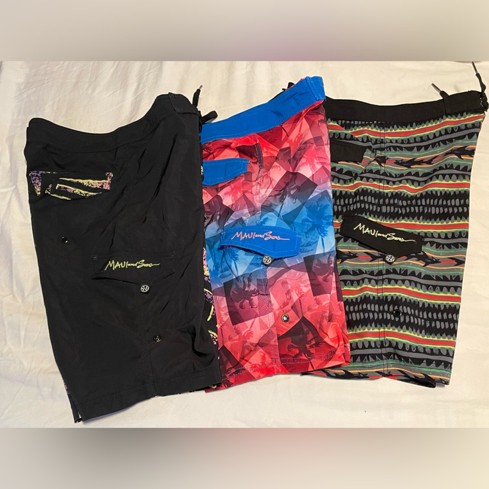 Boys Maui and Sons board shorts